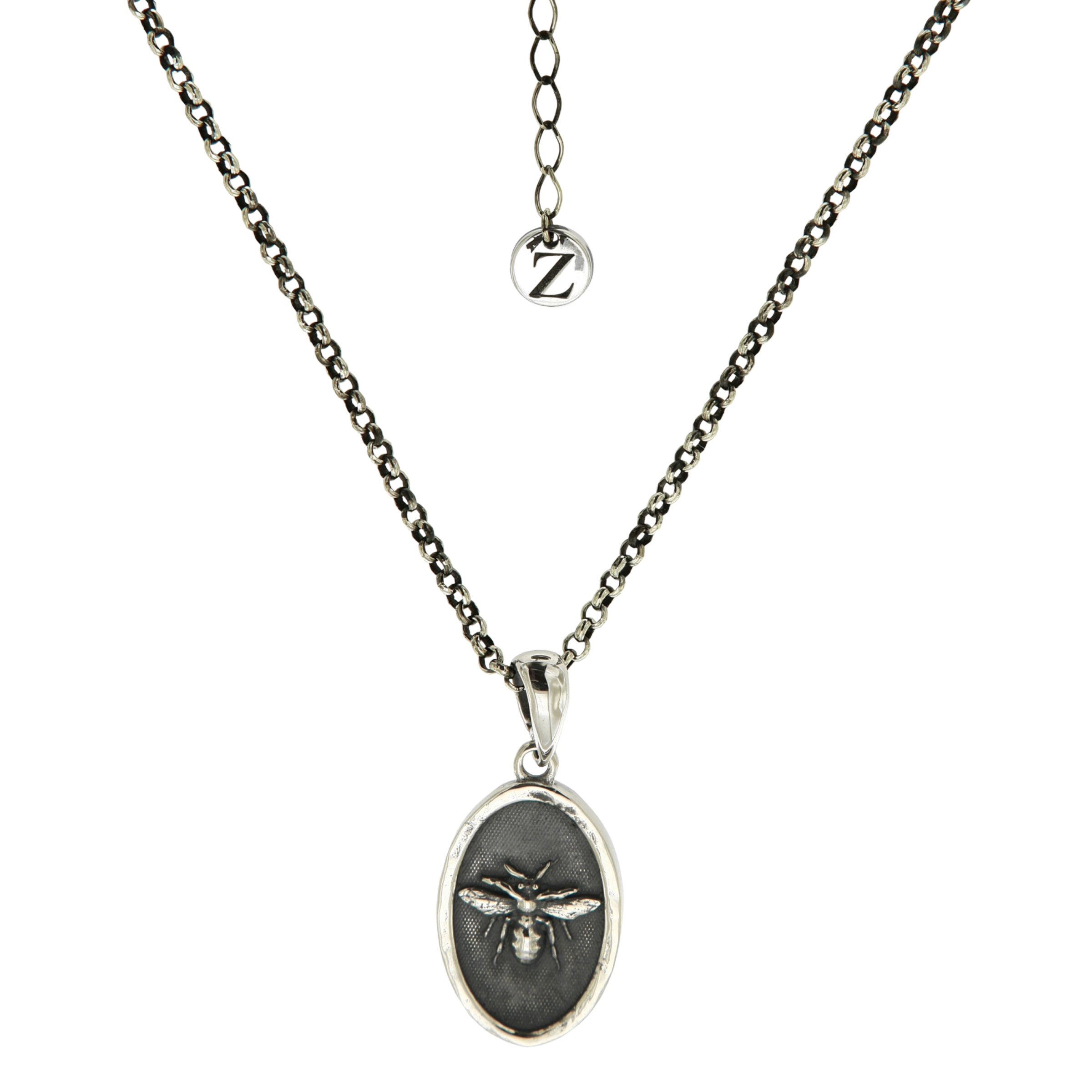 BEE NECKLACE - collar artesanal en plata .925, hecho en Taxco México