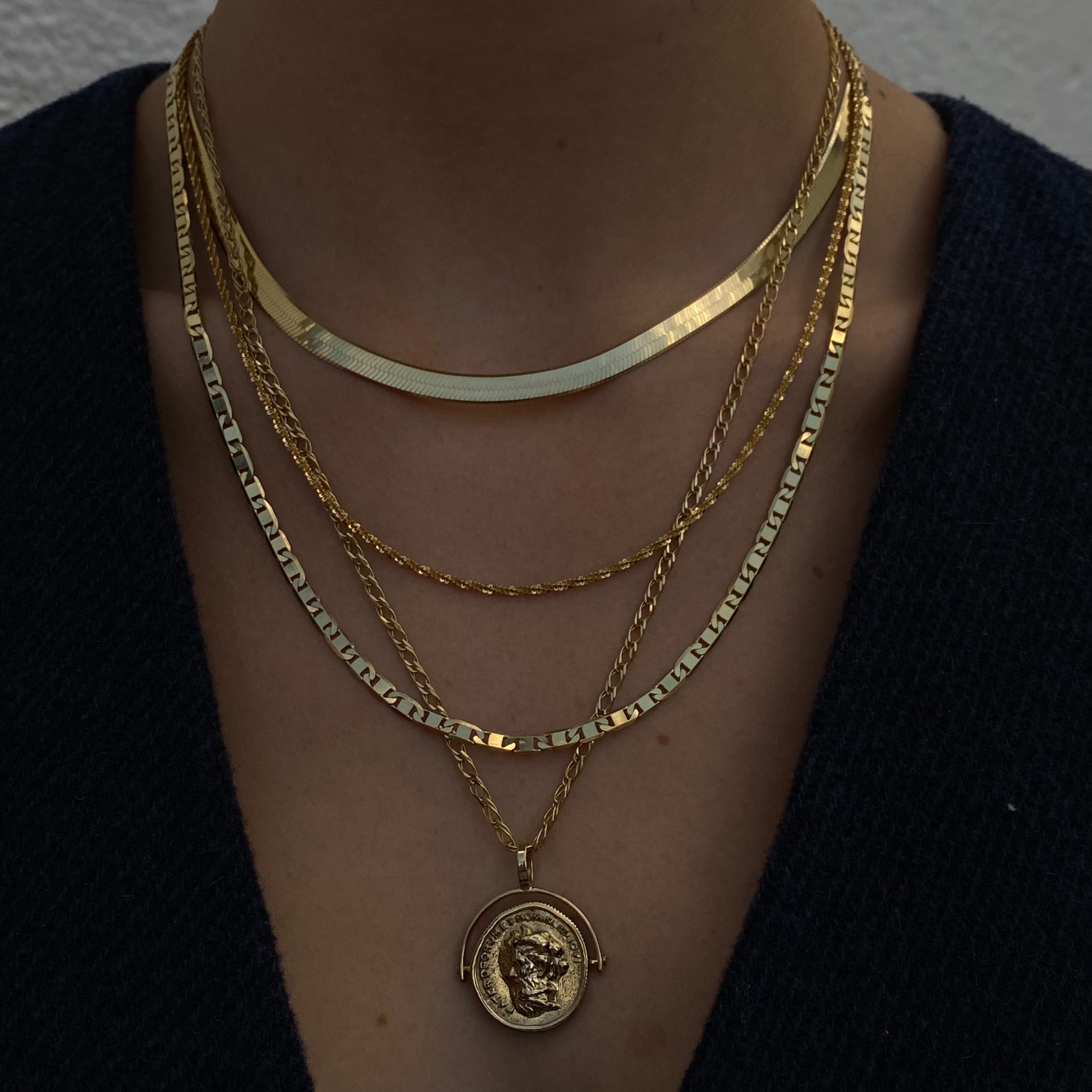 SOZZA JUPITER CHAIN - collar artesanal en plata .925, hecho en Taxco México