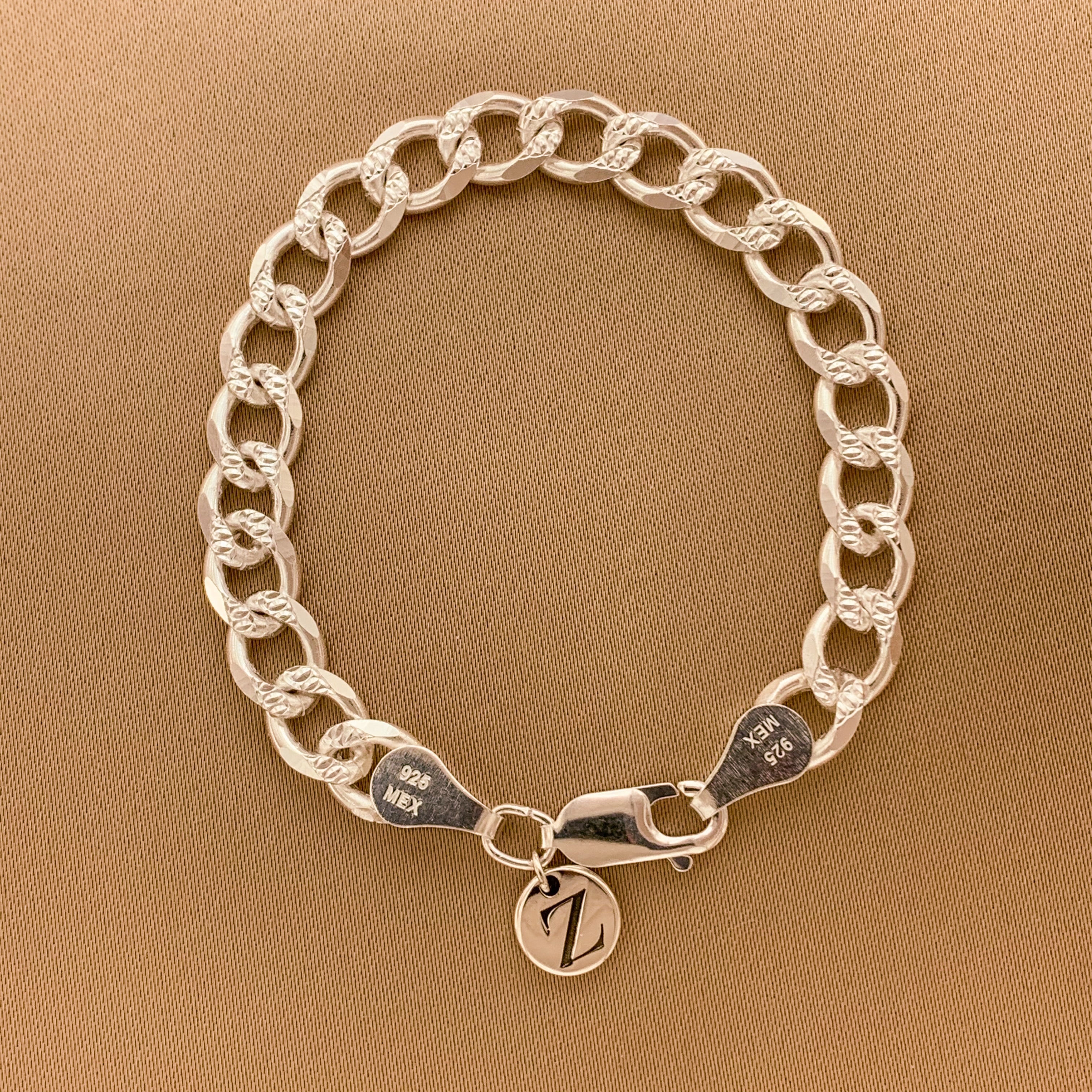 ALONZA BOLD BRACELET - pulsera minimalista de plata .925 y baño de oro, Taxco Guerrero