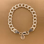 ALONZA BOLD BRACELET - pulsera minimalista de plata .925 y baño de oro, Taxco Guerrero