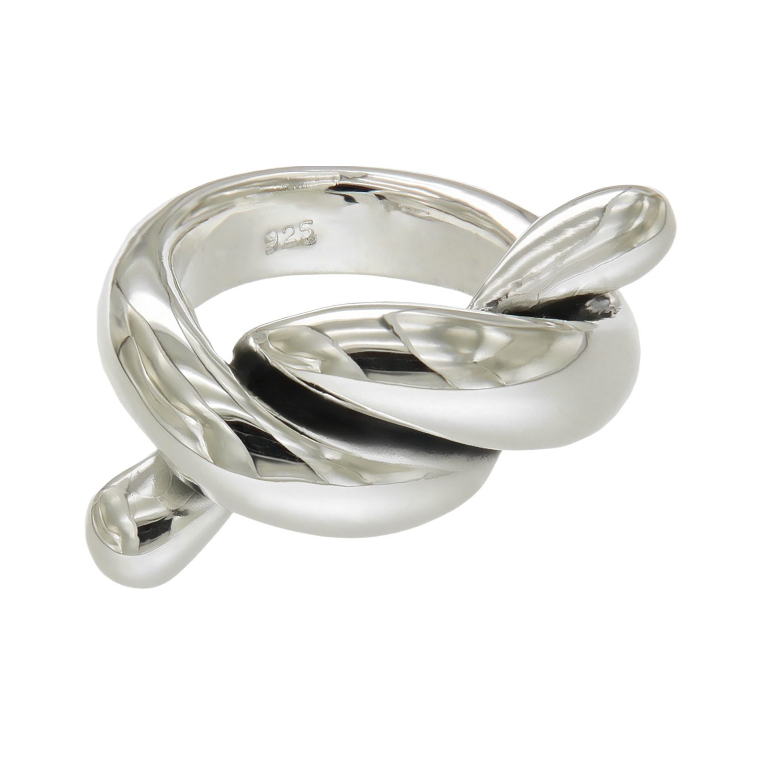 SPRIL RING - anillo de plata sterling .925 con baño de oro 14K, AMANZA Jewelry