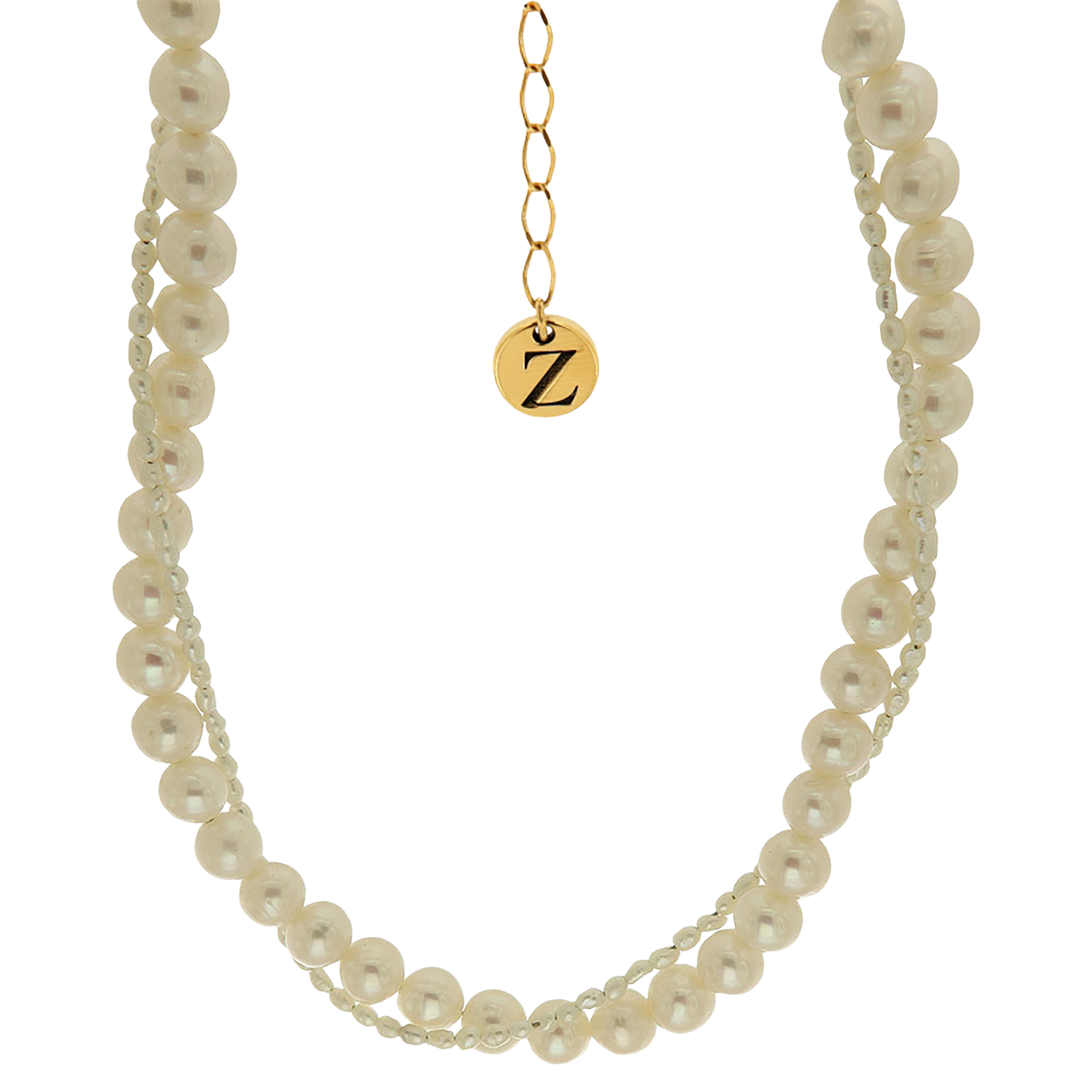 HONEY PEARL NECKLACE - collar artesanal en plata .925, hecho en Taxco México
