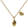 LONA HEART NECKLACE - collar artesanal en plata .925, hecho en Taxco México