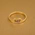 APRAZZA RING - anillo de plata sterling .925 con baño de oro 14K, AMANZA Jewelry