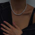 HONEY PEARL NECKLACE - collar de plata sterling .925 con baño de oro 14K, AMANZA Jewelry