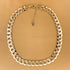ALONZA BOLD CHAIN - collar de plata .925 con baño de oro 14K artesanal