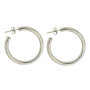 ANNE MEDIUM HOOPS - joya de plata sterling .925 con baño de oro 14K, AMANZA Jewelry