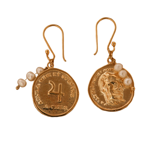 SEGOVIA JUPITER PEARL EARRINGS