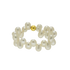 HEAVEN DOUBLE PEARL RINGS - anillo minimalista de plata .925 y baño de oro, Taxco Guerrero